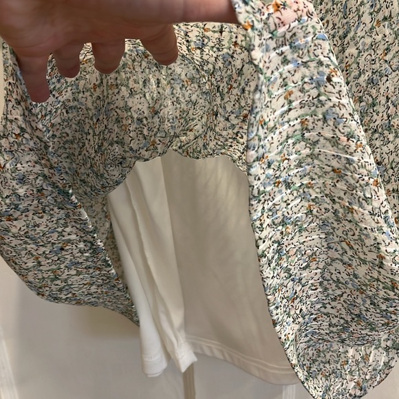 Sheer mini dress. Lined. - Picture 3 of 4